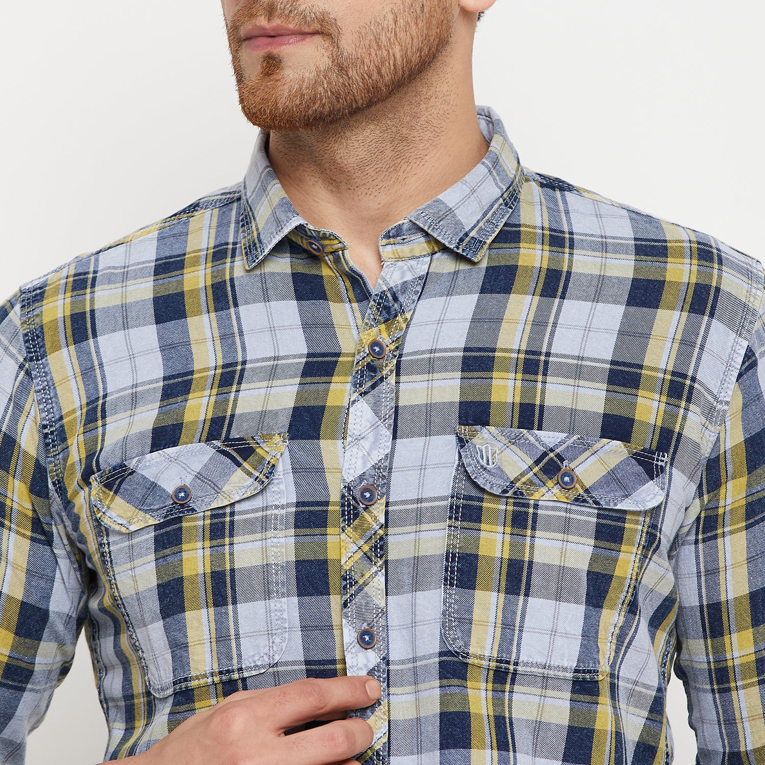 Duke Stardust Men Full Sleeve Cotton Shirt (SDO9CKIA)