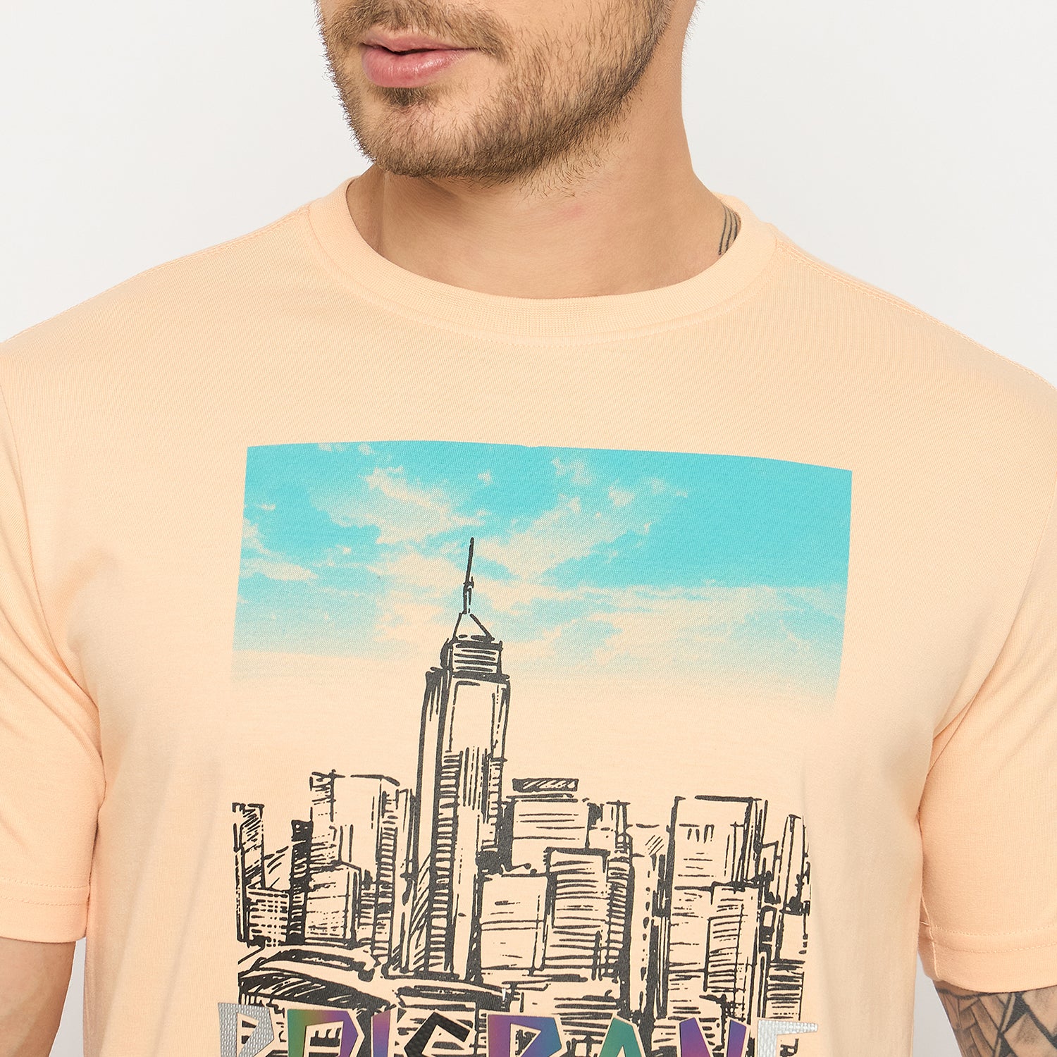 Duke Urban Men Half Sleeve Cotton Tshirt (LF7422)