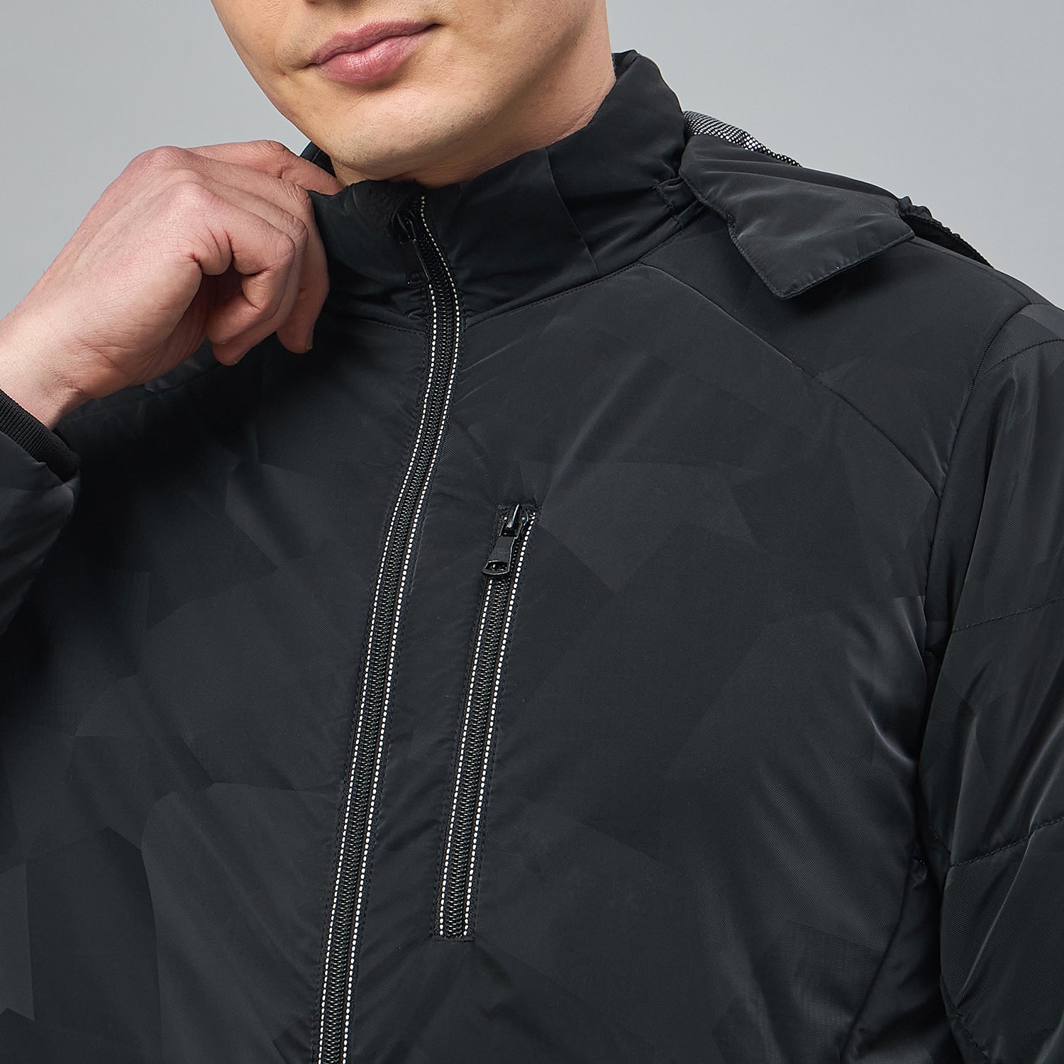 Duke Urban Men Full Sleeve Hooded Regular Jacket (SDZ3124)