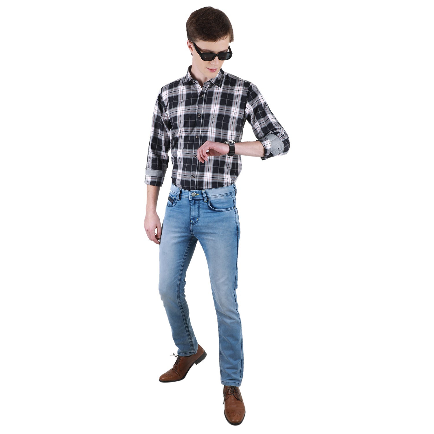 Duke Stardust Men Full Sleeve Cotton Shirt (SDO6CKQ)