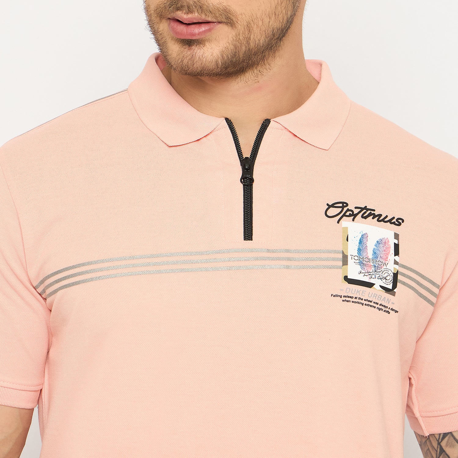 Duke Urban Men Half Sleeve Cotton Tshirt (LF7401)