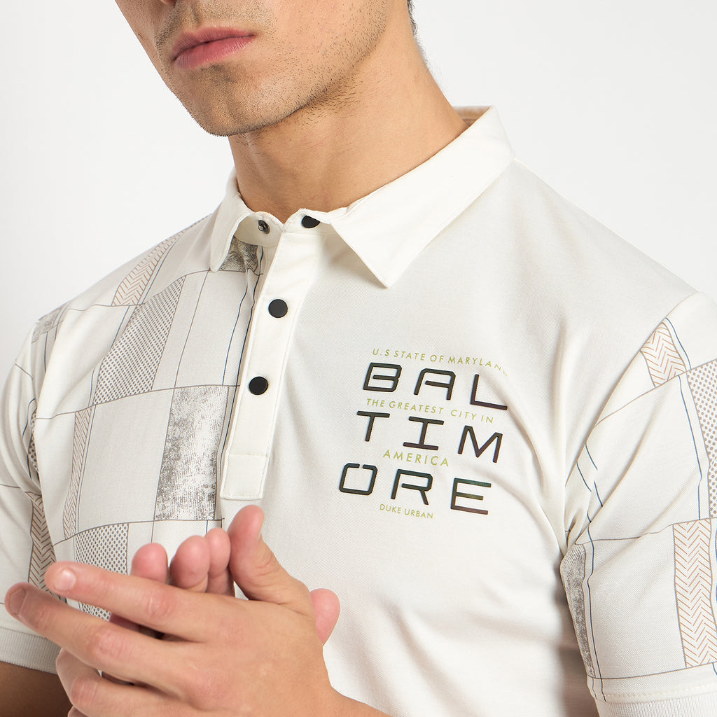 Duke Urban Men Half Sleeve Cotton T-shirt (LF7176)