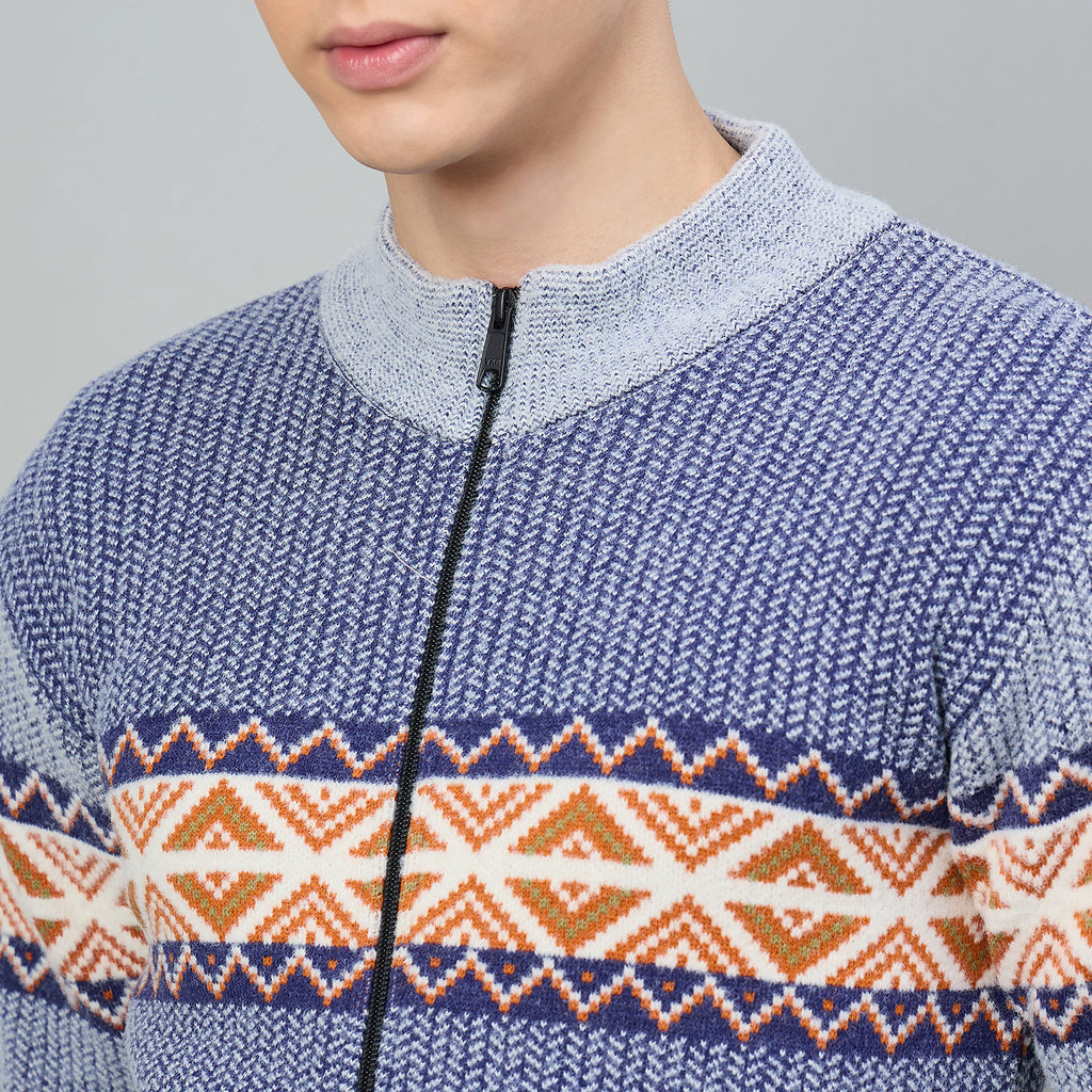 Duke Urban Men Full zip Regular Sweater (SDS2214)