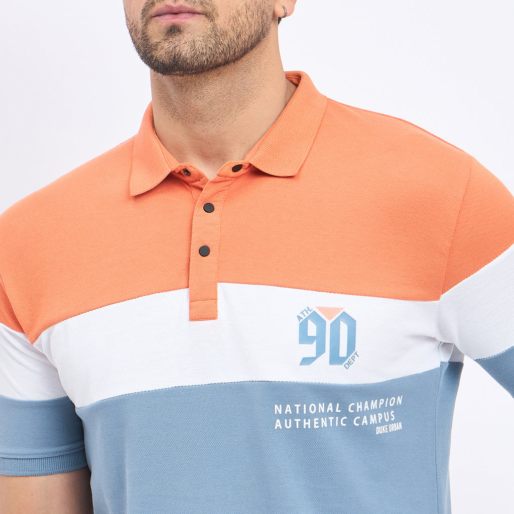 Duke Stardust Men Half Sleeve Cotton T-shirt (LF7173)