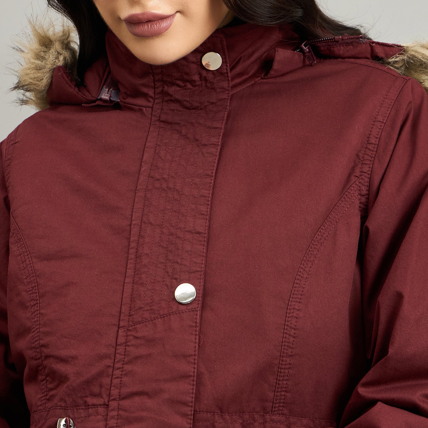 Duke Urban Women Short Style Hooded Bomber Jacket (SDZ4050R)