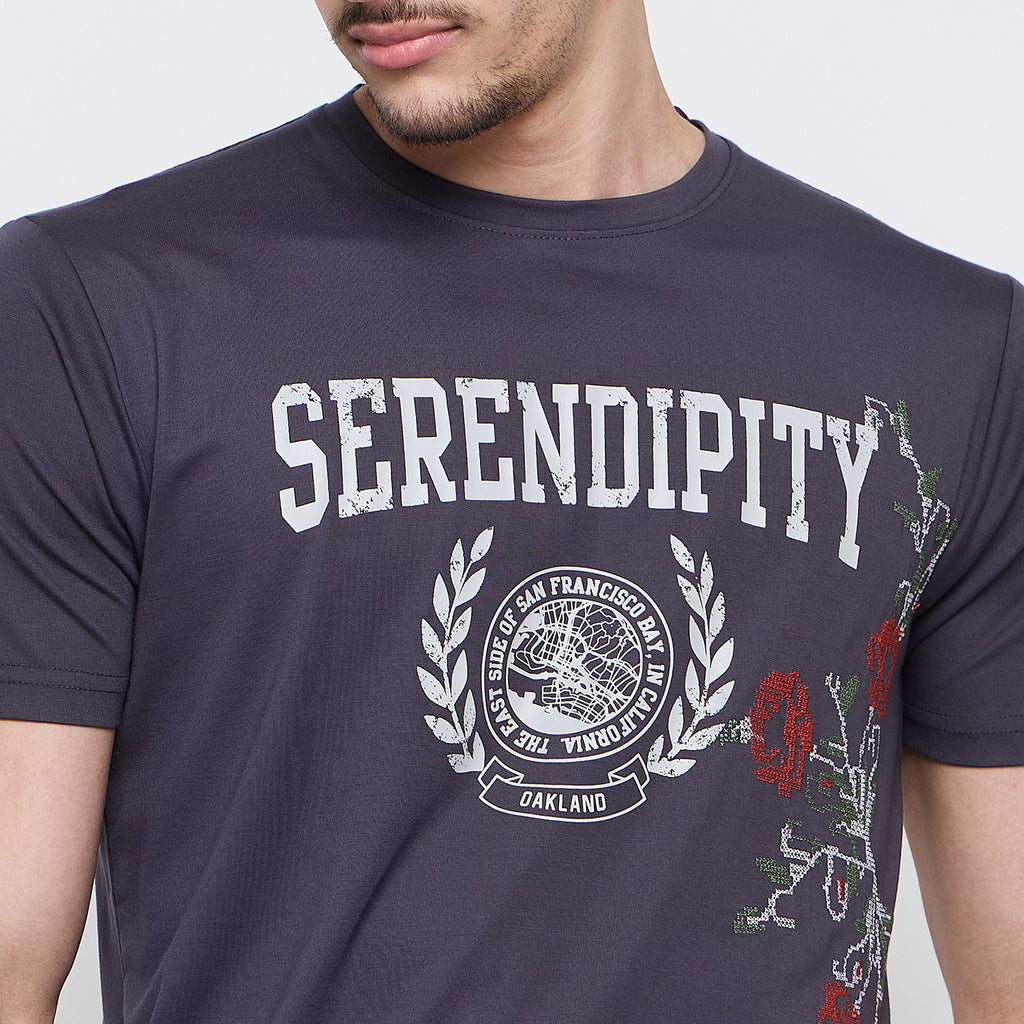 Duke Urban Men Half Sleeve Cotton Round Neck Tshirt (LF7544)