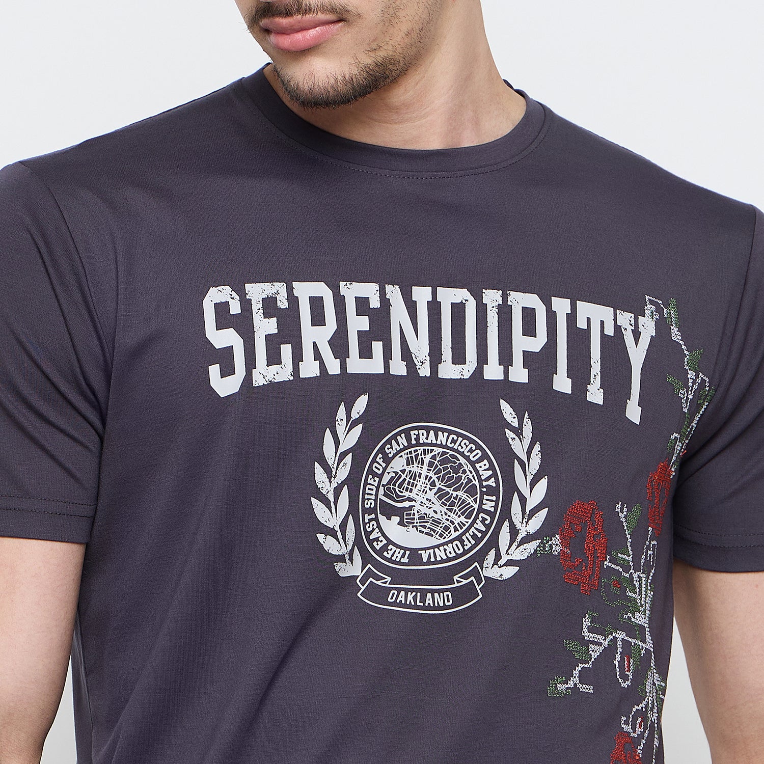 Duke Urban Men Half Sleeve Cotton Round Neck Tshirt (LF7544)