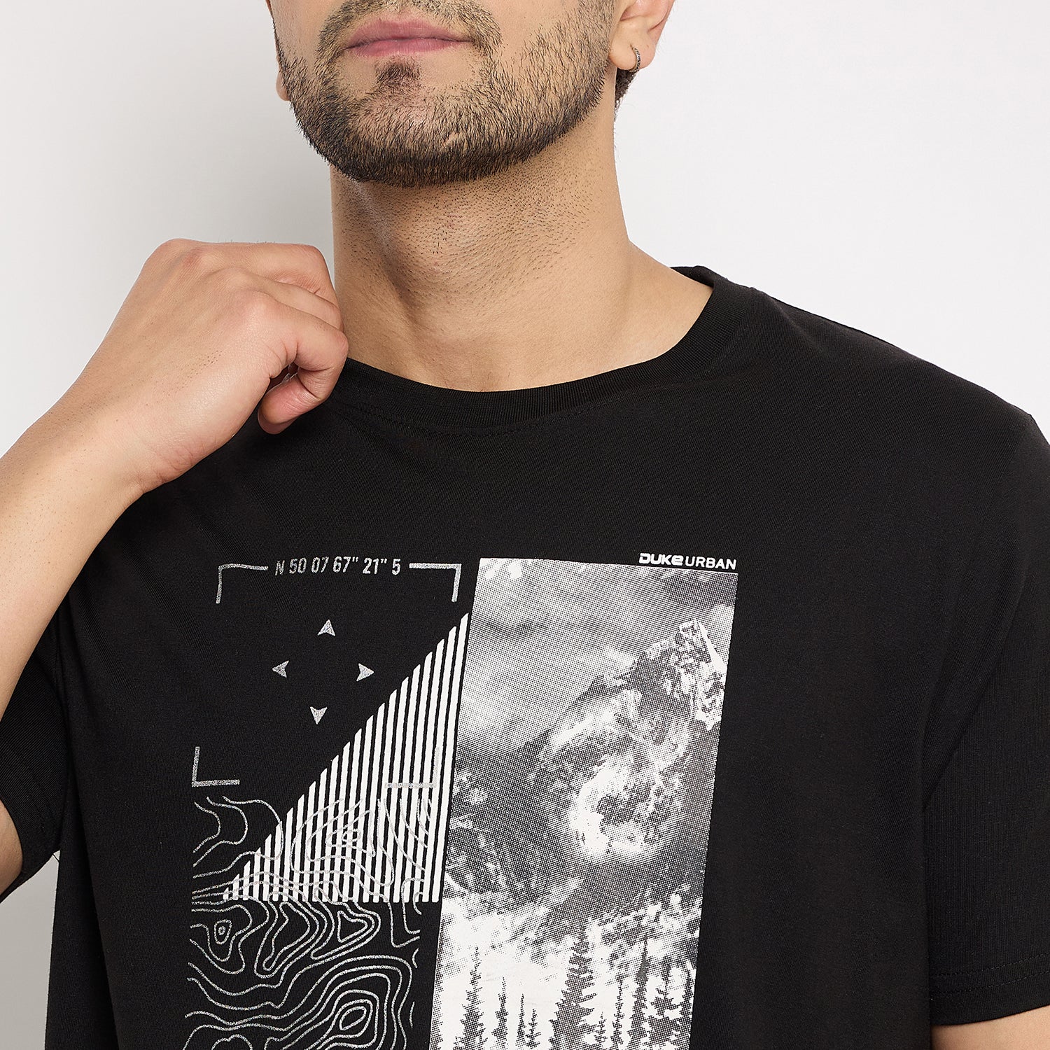 Duke Urban Men Half Sleeve Cotton T-shirt (ONLF288)