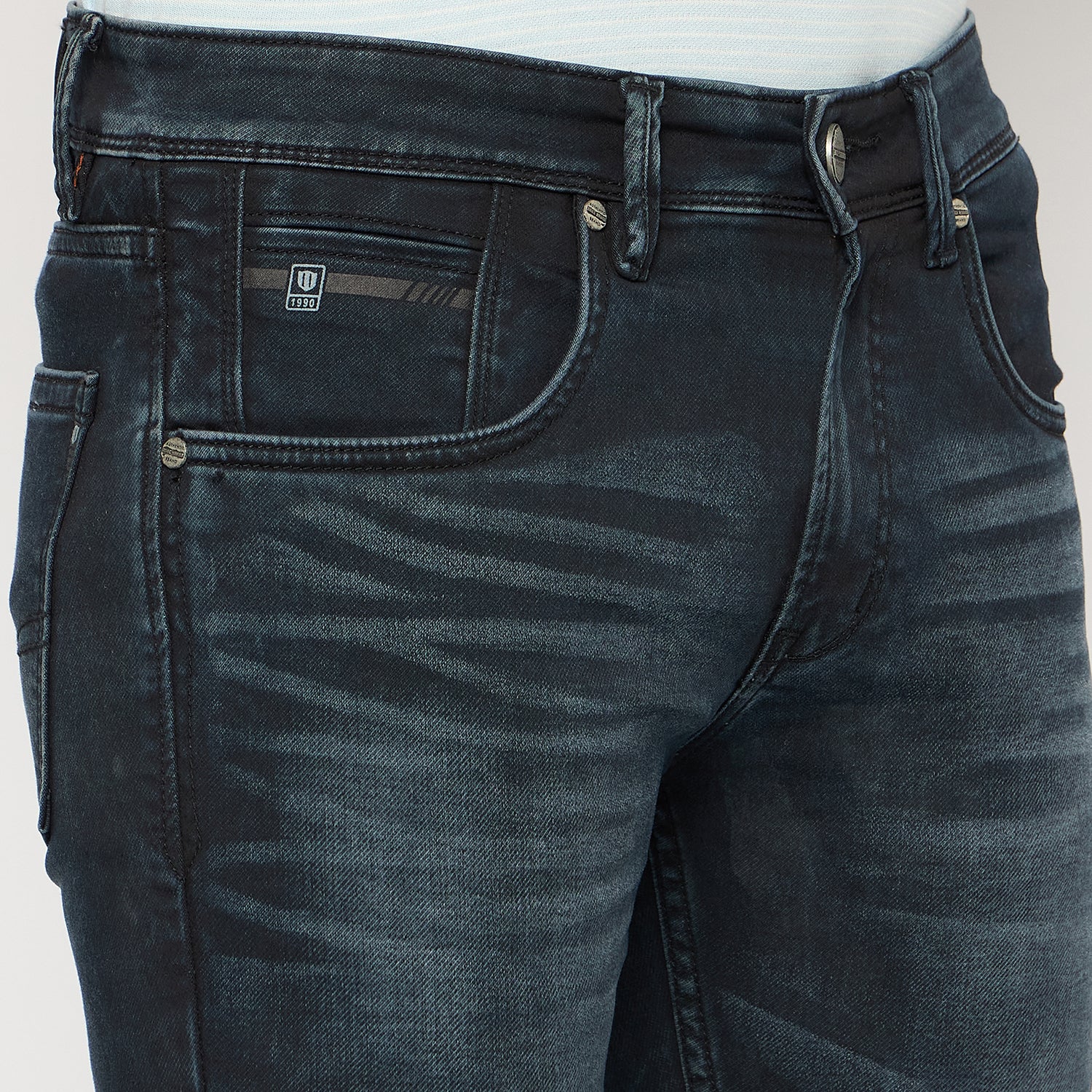 Duke Urban Men Narrow Bottom Stretchable Jeans (SDD5733N)