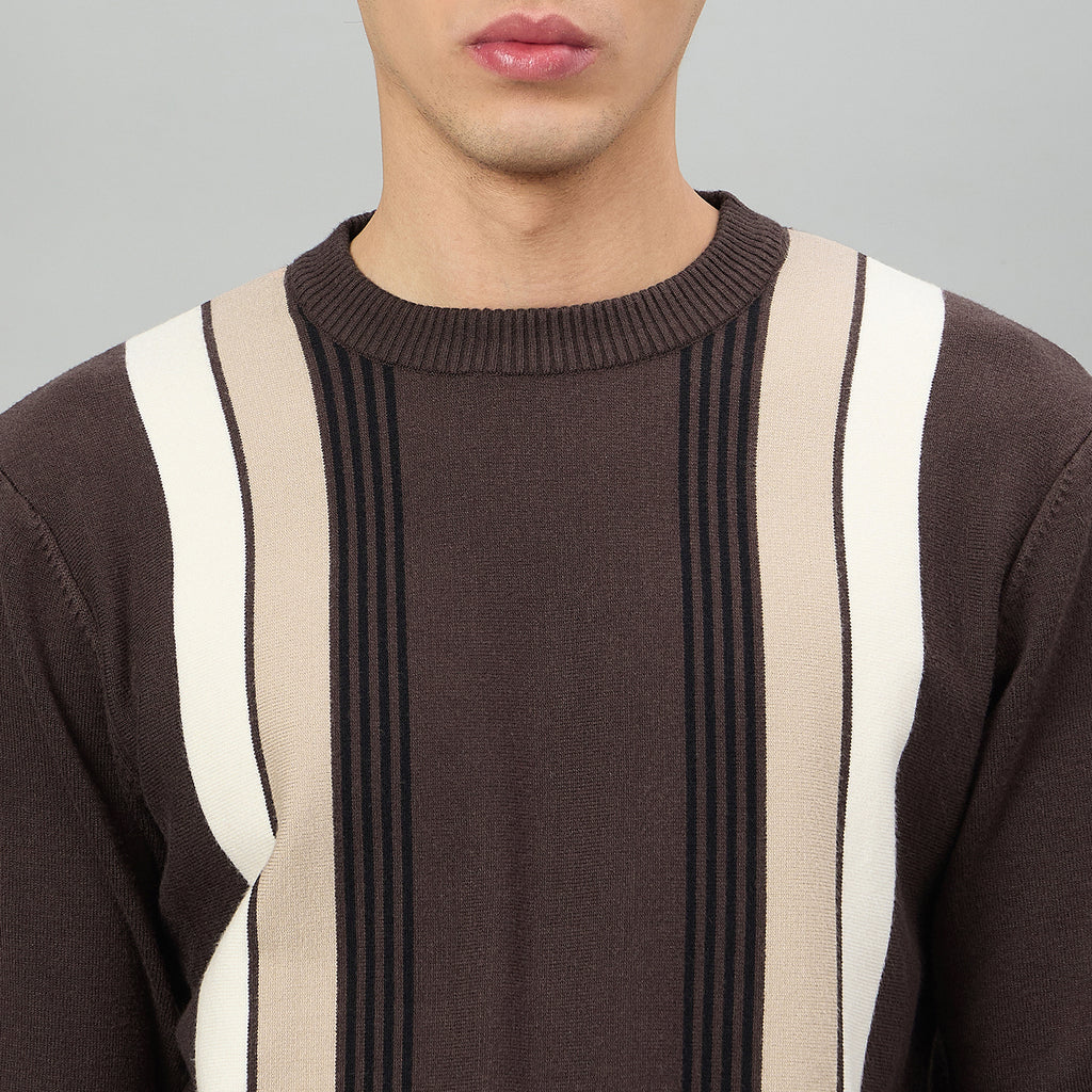 Duke Urban Men Round Neck Full Sleeve Regular Sweater (SDS2329)
