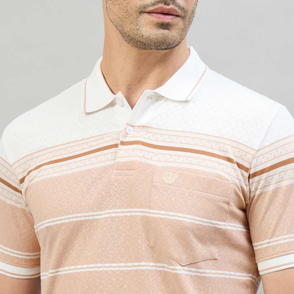 Duke Urban Men Half Sleeve Cotton Smart Fit Casual T-shirt (LF7915)