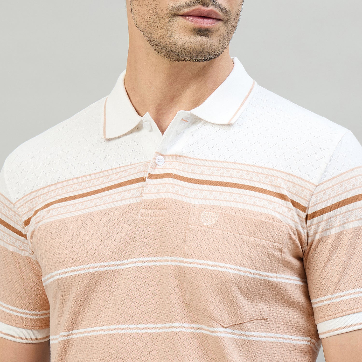 Duke Urban Men Half Sleeve Cotton Smart Fit Casual T-shirt (LF7915)