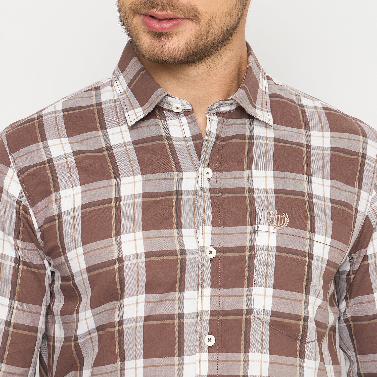 Duke Men Full Sleeve Cotton Shirt (SDO6CHB)