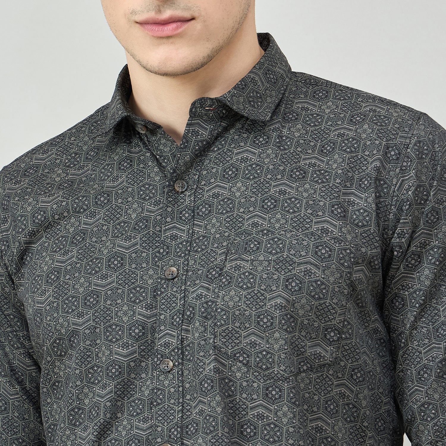 Duke Urban Men Full Sleeve Cotton Shirt (SDO8PRAT)