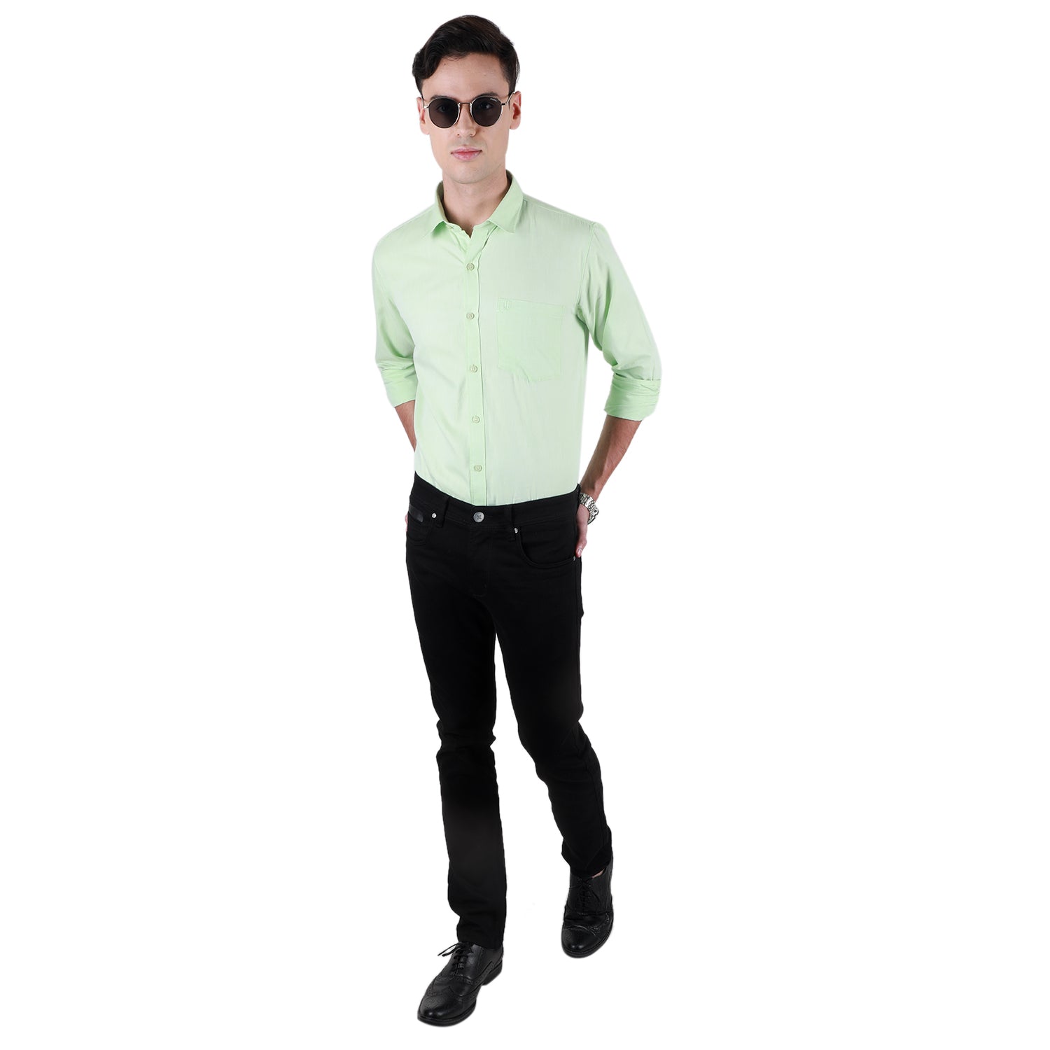 Duke Urban Men Full Sleeve Cotton Shirt (SDO7PLDB)