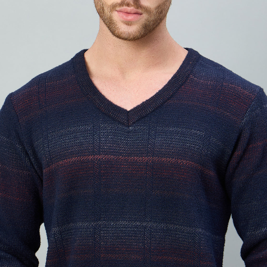 Duke Men V Neck Regular Sweater (SDS2246)