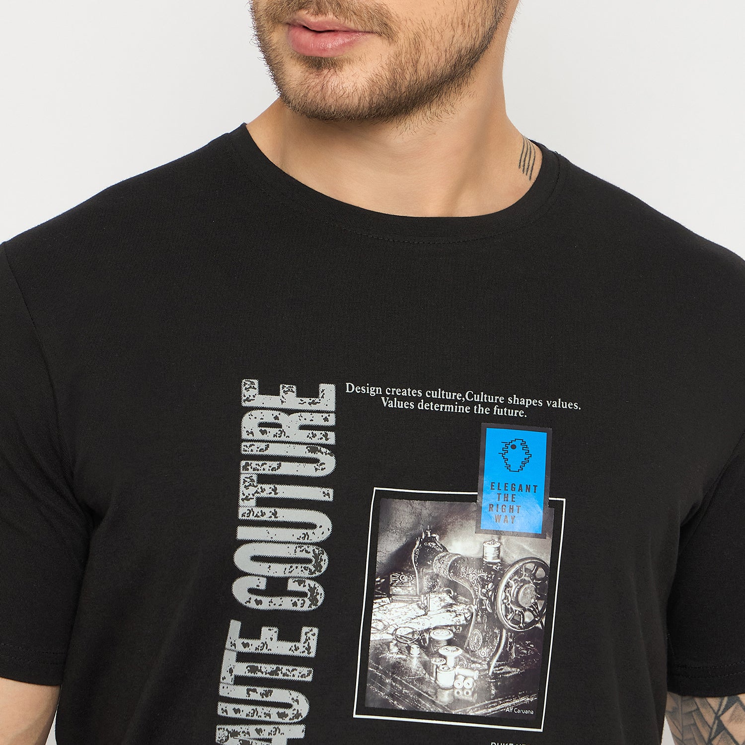 Duke Urban Men Half Sleeve Cotton Tshirt (LF7440)