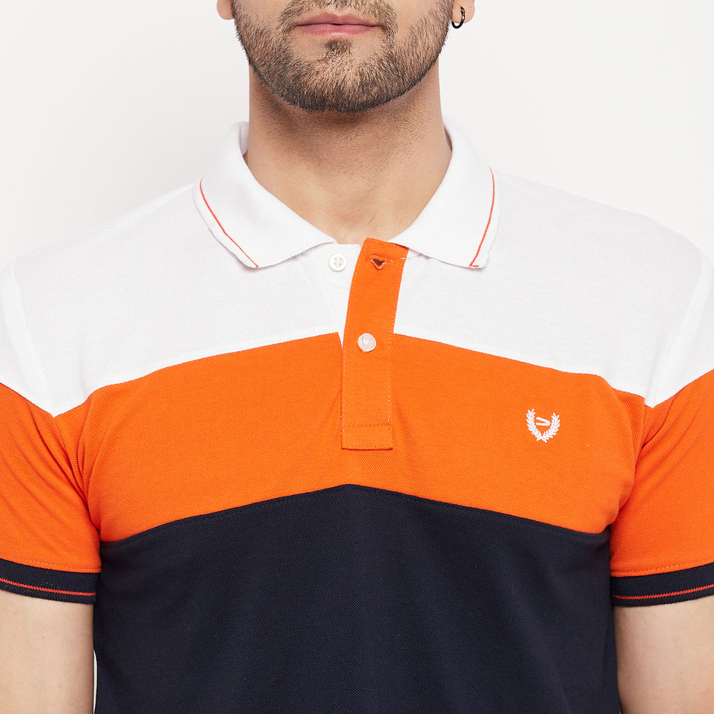Duke Stardust Men Half Sleeve Polo Neck Cotton T-shirt (4036)