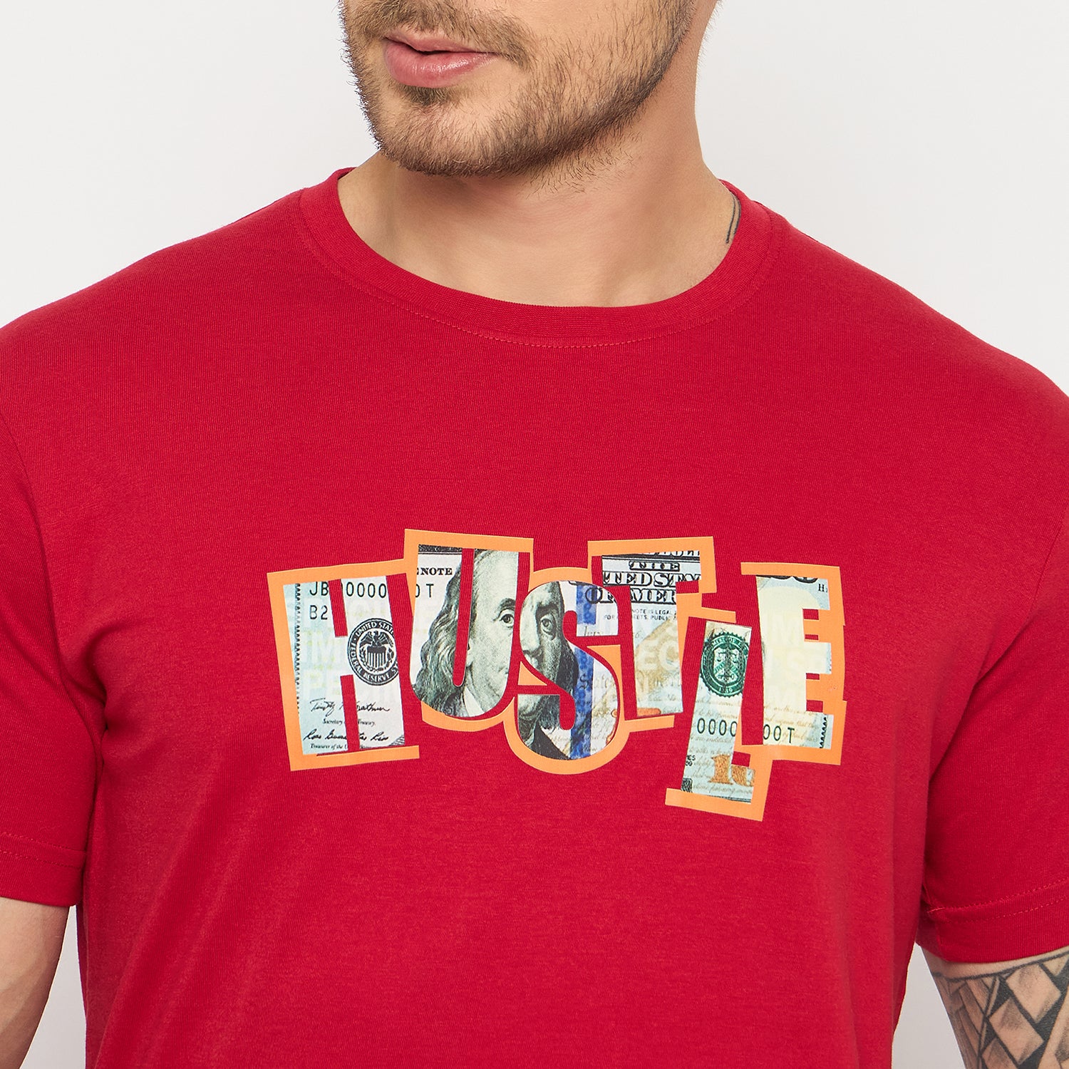 Duke Urban Men Half Sleeve Cotton Tshirt (LF7424)