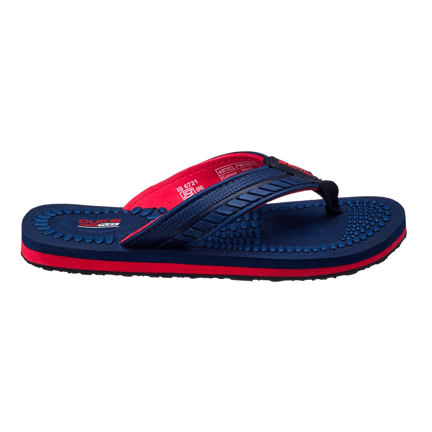 Duke Mens Stonegrip Flip-Flops (FWC6212)
