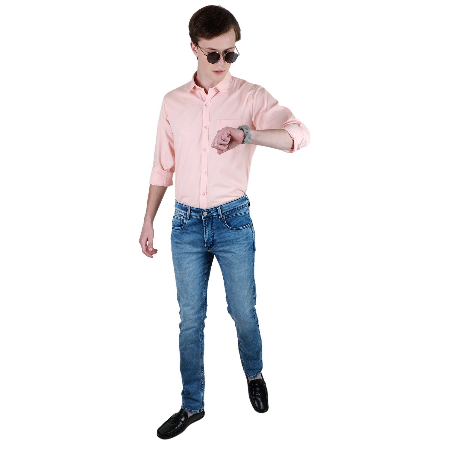 Duke Urban Men Full Sleeve Cotton Shirt (SDO7PLDB)