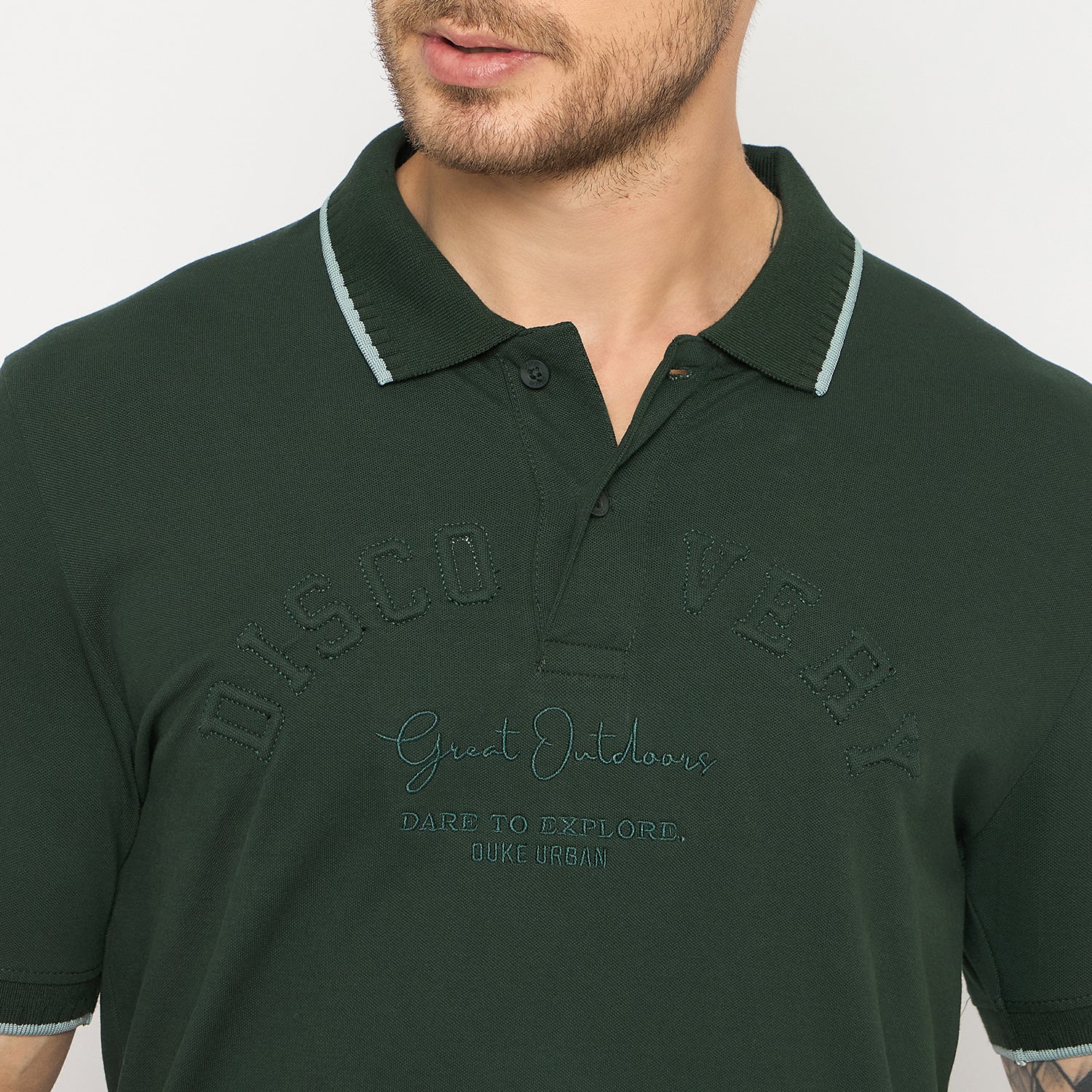 Duke Urban Men Half Sleeve Cotton Tshirt (LF7403)