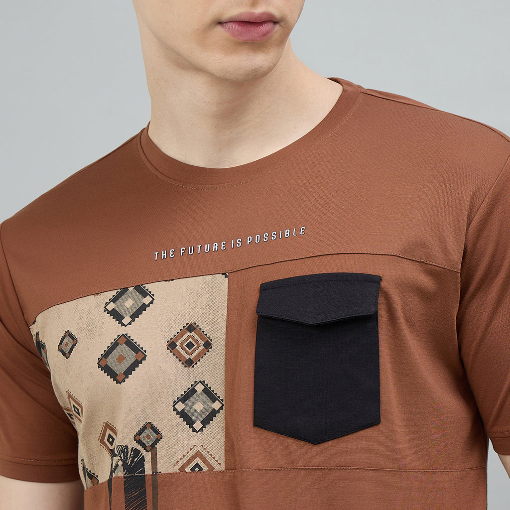 Duke Urban Men Half Sleeve Printed Slim fit Polo T-Shirt (LF7612)