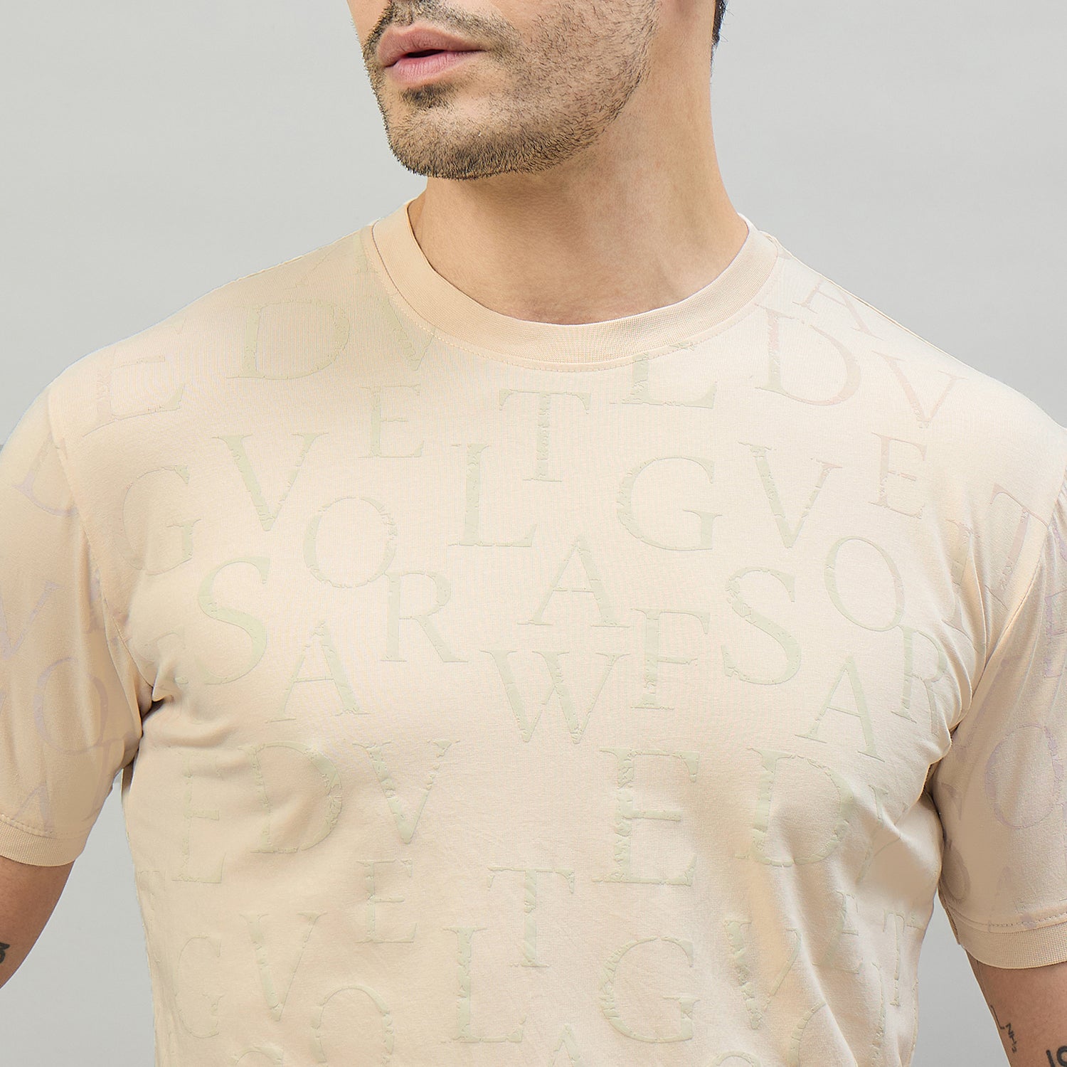 Duke Urban Men Half Sleeve Cotton Smart Fit Casual T-shirt (LF6089A)
