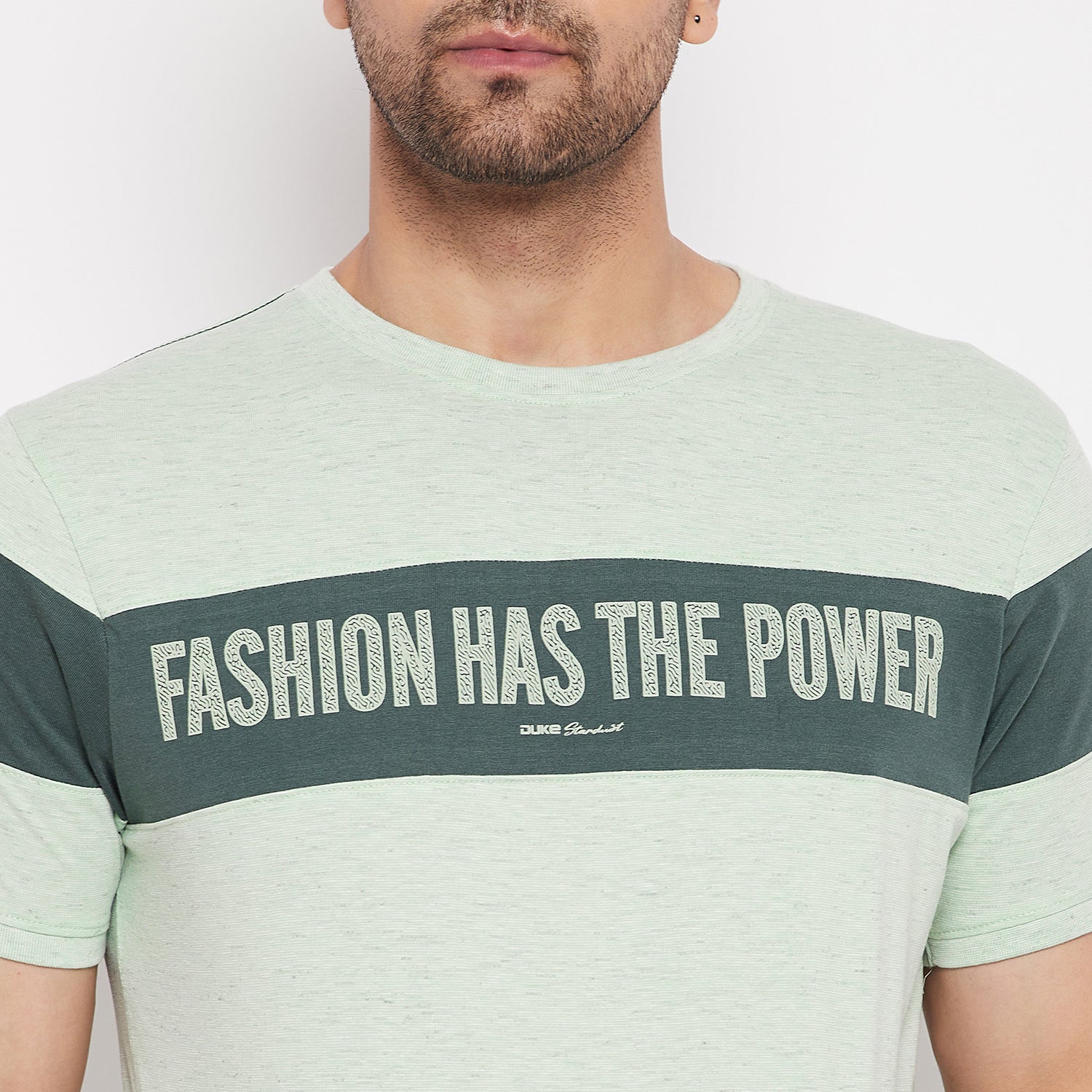 Duke Stardust Men Round Neck Half Sleeve Cotton T-shirt (LF5829)