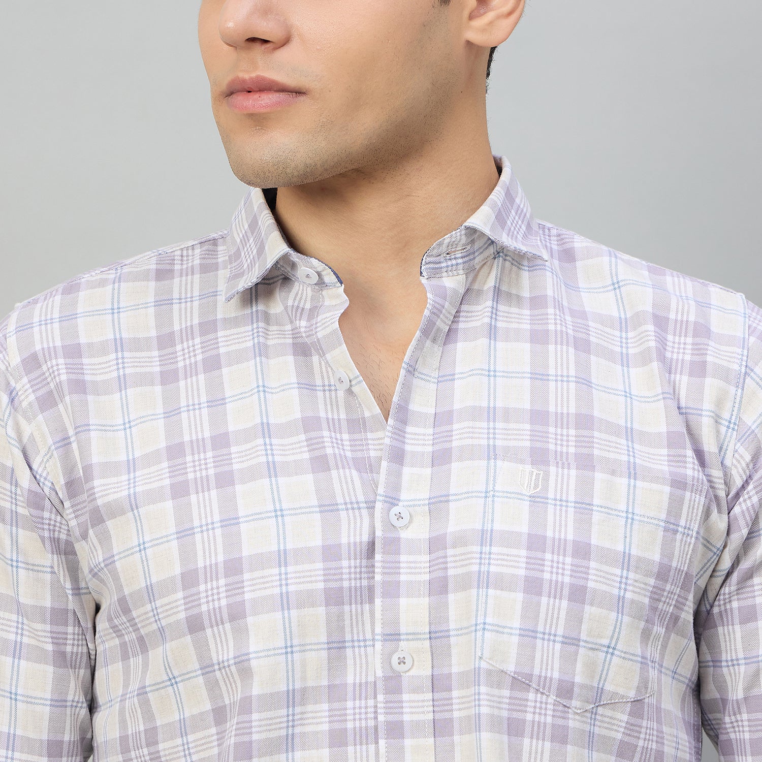 Duke Men Slim Fit Full Sleeve Short Style Cotton Shirt (SDO8CKBP)