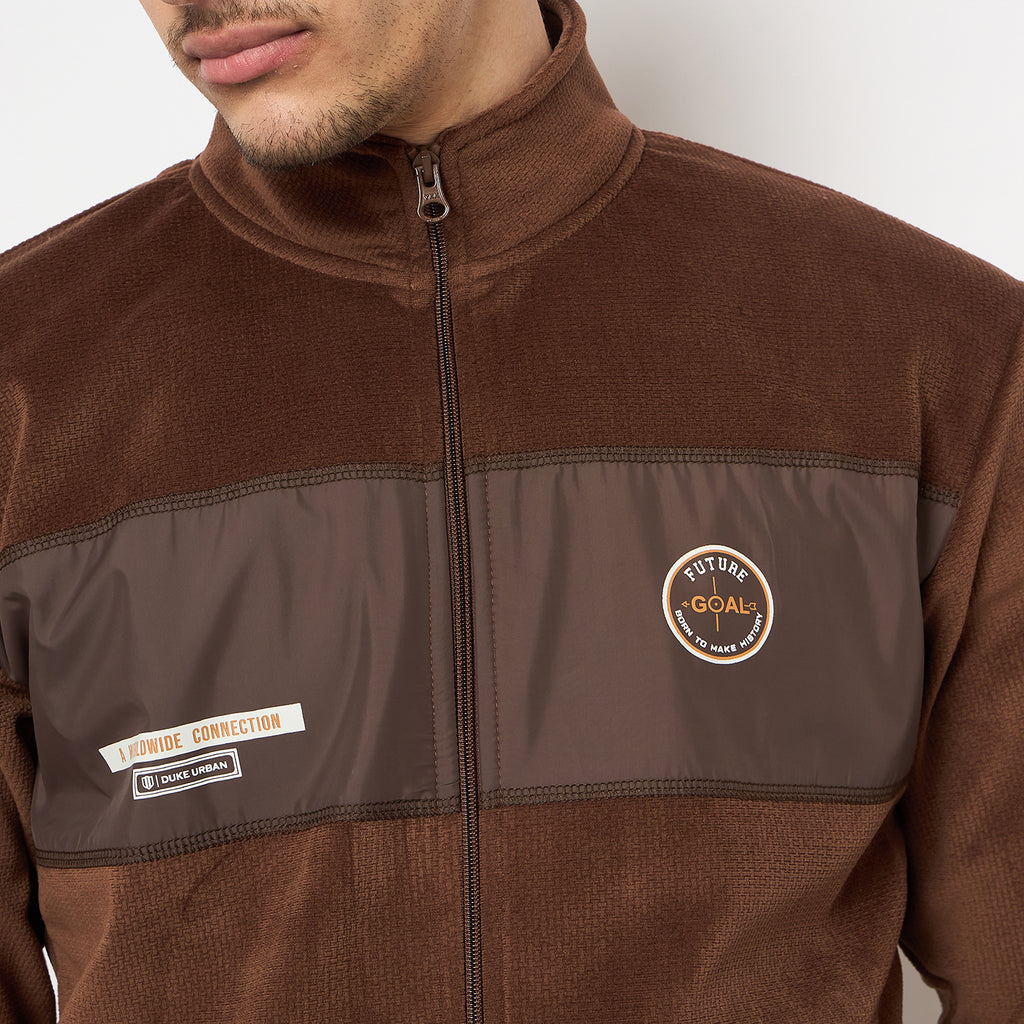 Duke Urban Men Full Sleeve Zipper Sweatshirt (LF6433)