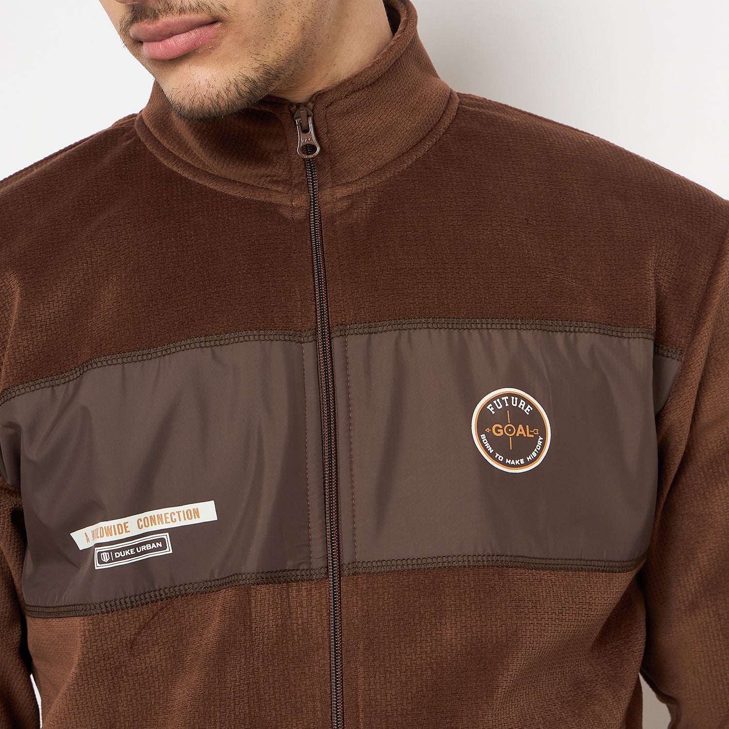 Duke Urban Men Full Sleeve Zipper Sweatshirt (LF6433)