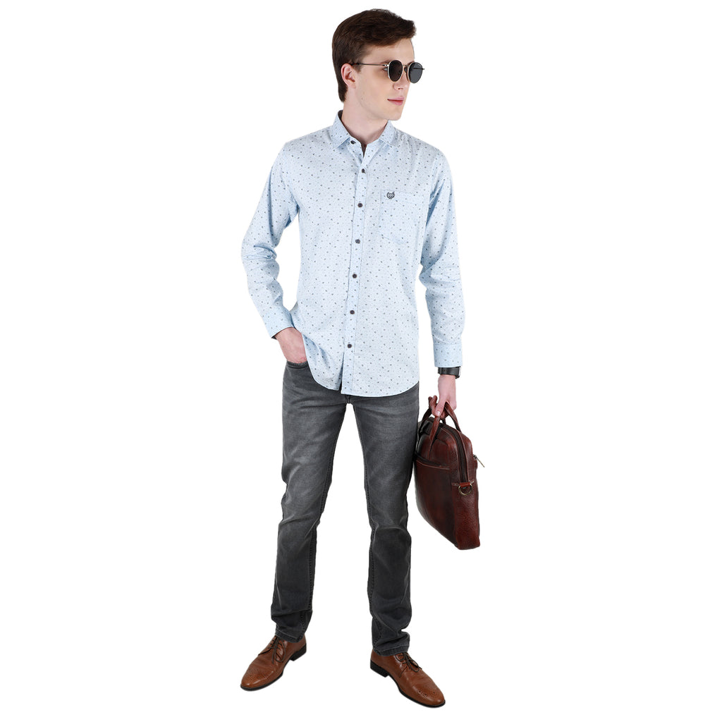 Duke Stardust Men Full Sleeve Cotton Shirt (SDO6PRTK)