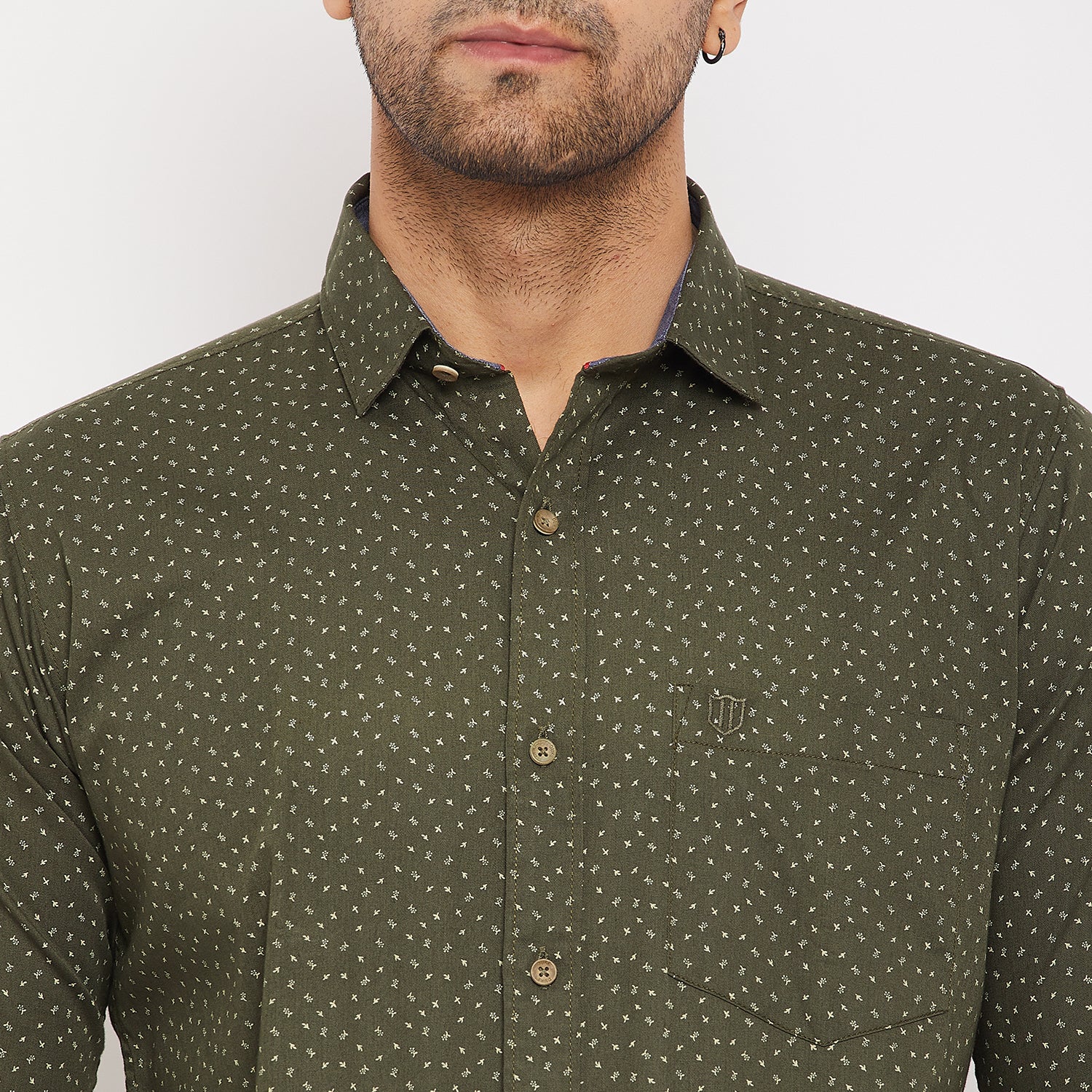 Duke Urban Men Full Sleeve Cotton Shirt (SDO8PRTA)