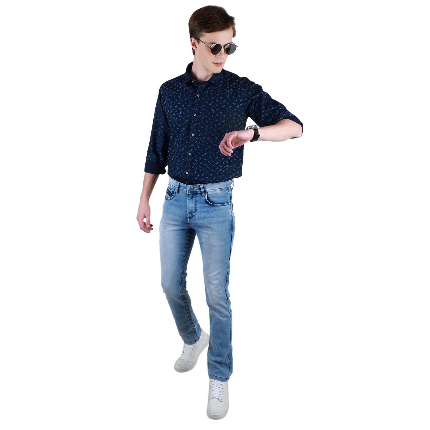 Duke Urban Men Full Sleeve Cotton Shirt (SD7PRIBQ)