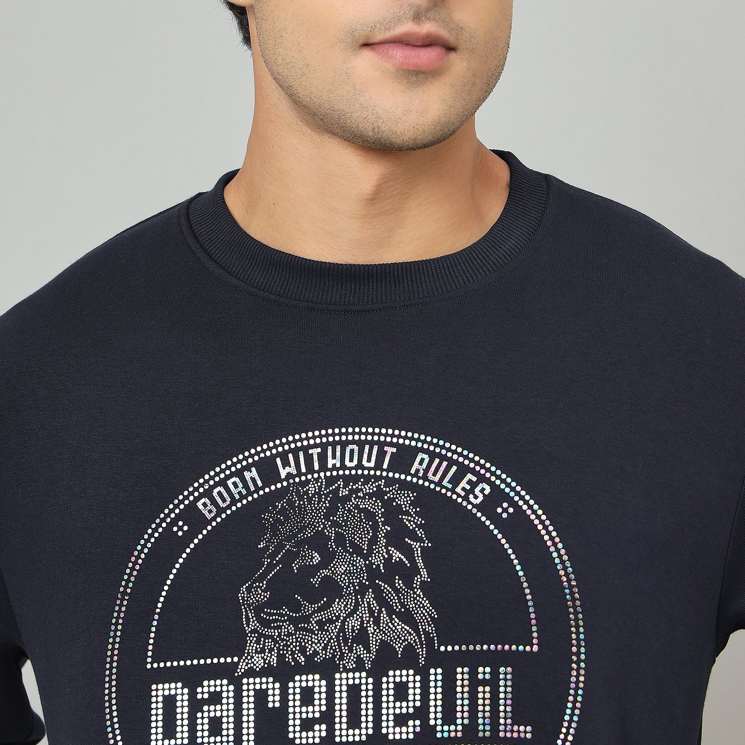 Duke Urban Men Round Neck Regular Sweatshirt (LF6398)