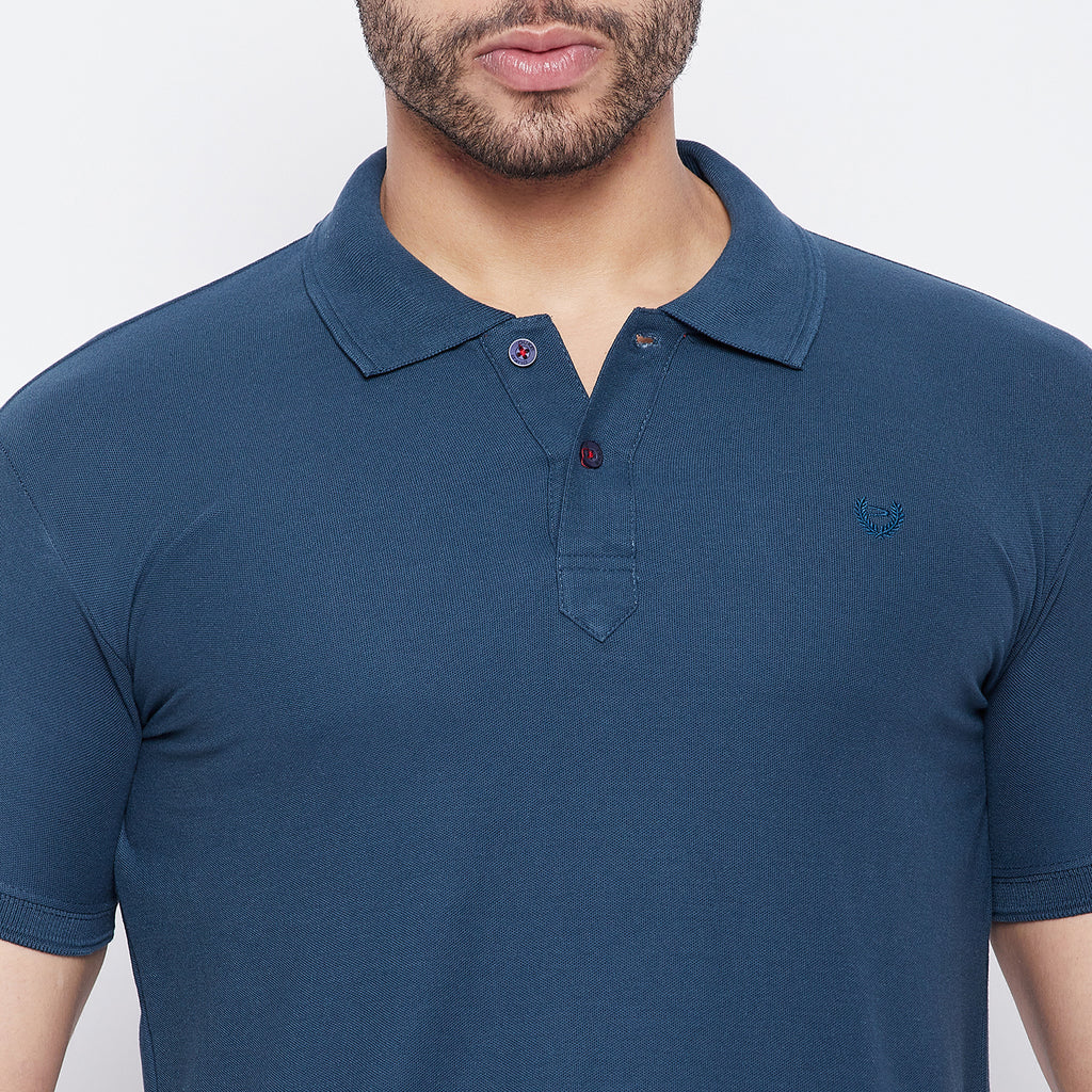 Duke Stardust Men Half Sleeve Polo Neck Cotton T-shirt (800F) More Colors