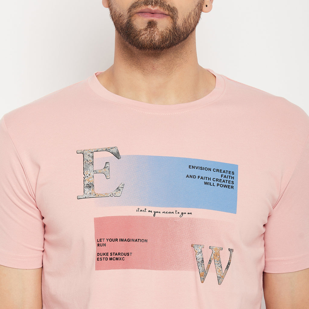 Duke Stardust Men Half Sleeve Cotton T-shirt (LF5818)