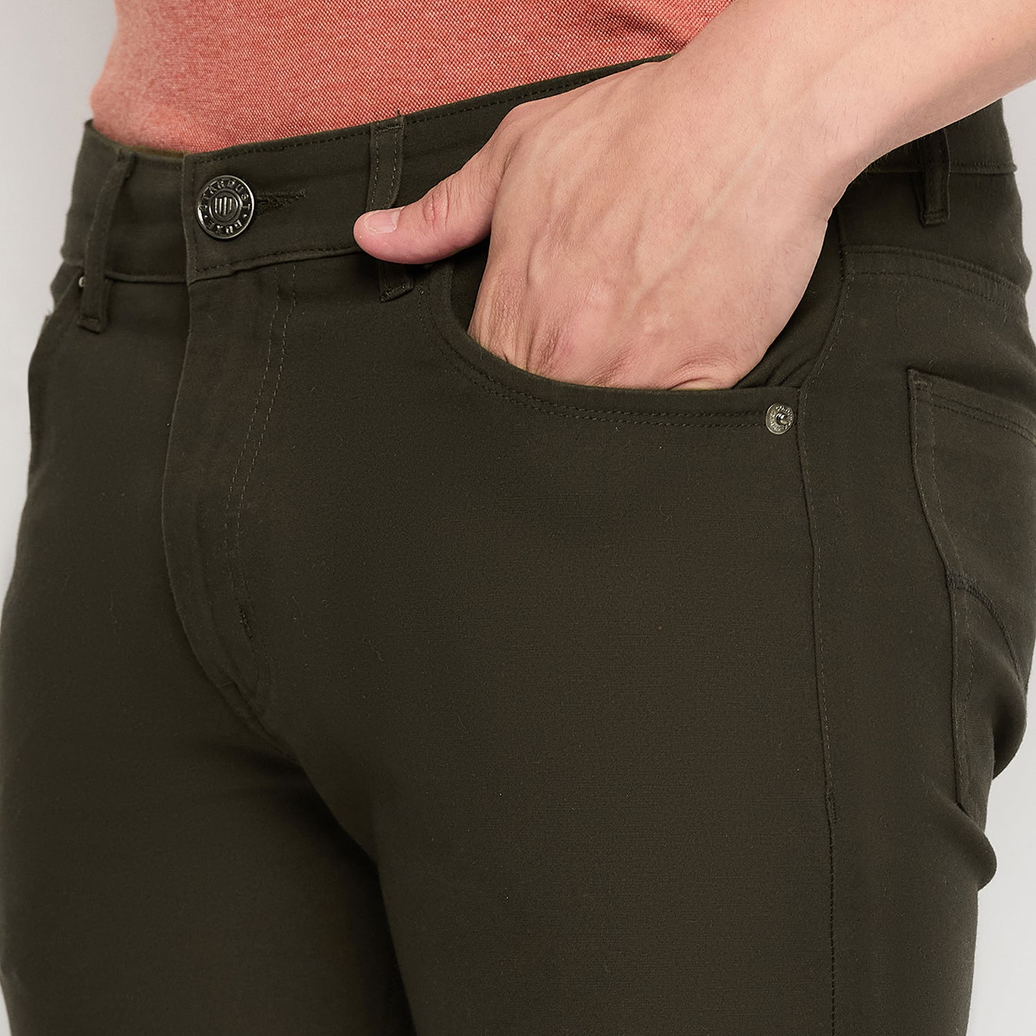 Duke Urban Men Narrow Bottom Chinos Trousers (SDT4586)