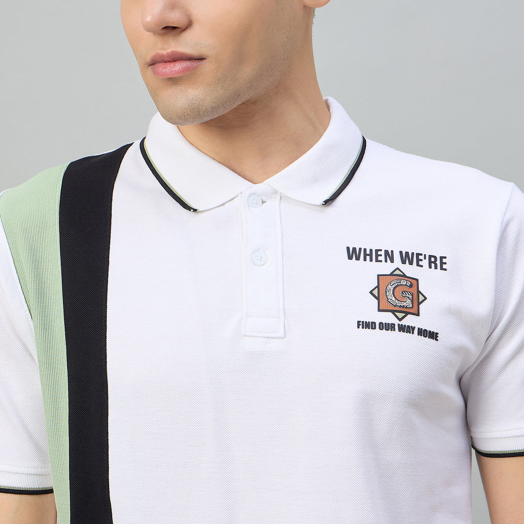 Duke Men Half Sleeve Cotton Regualr Fit Casual T-shirt (LF7910)