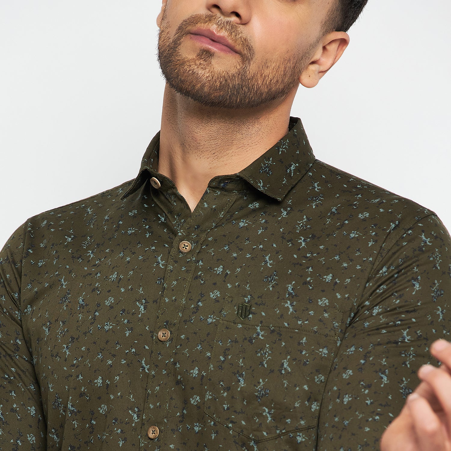 Duke Stardust Men Full Sleeve Cotton Shirts (SDO8PRSL)