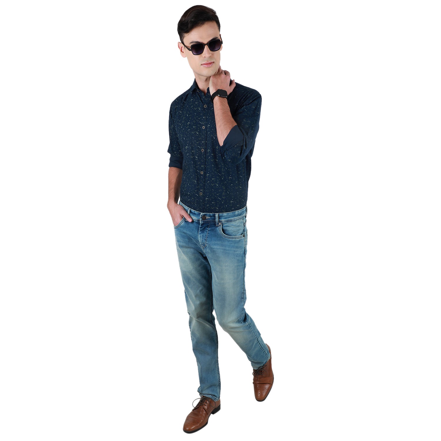 Duke Urban Men Full Sleeve Cotton Shirt (SDO6PRTF)