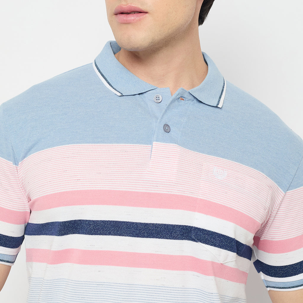 Duke Urban Men Half Sleeve Cotton Polo Tshirt (LF7364)