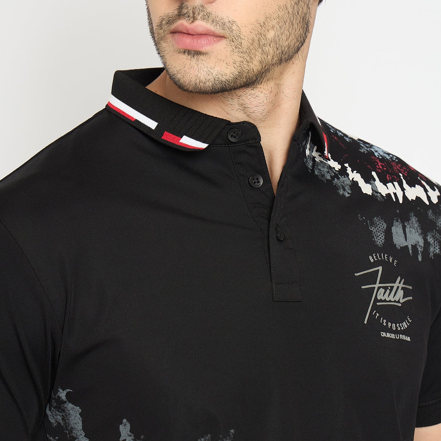 Duke Urban Men Half Sleeve Cotton Tshirt (LF7453)