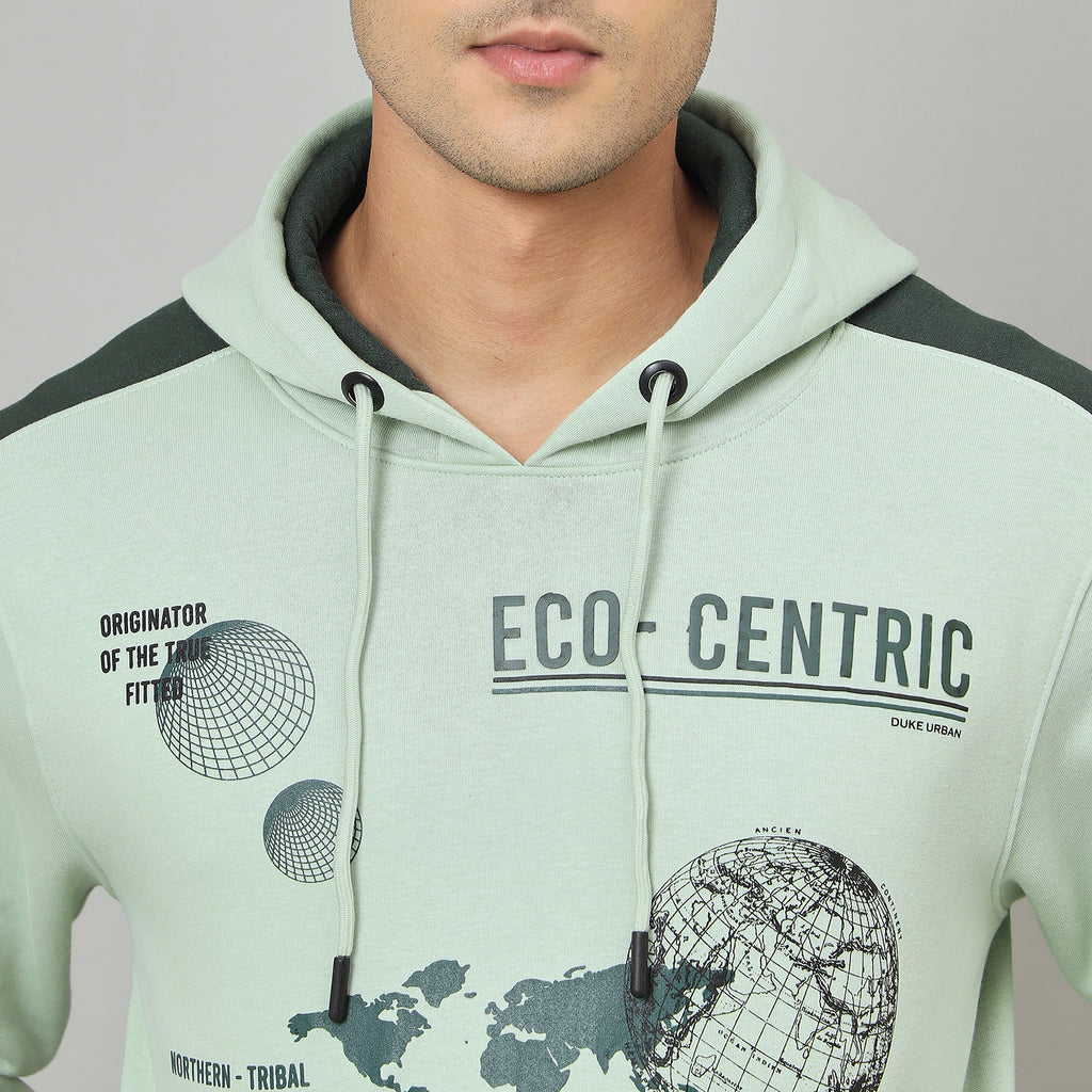 Duke Urban Men Hooded Regular Sweatshirt (LF6353)