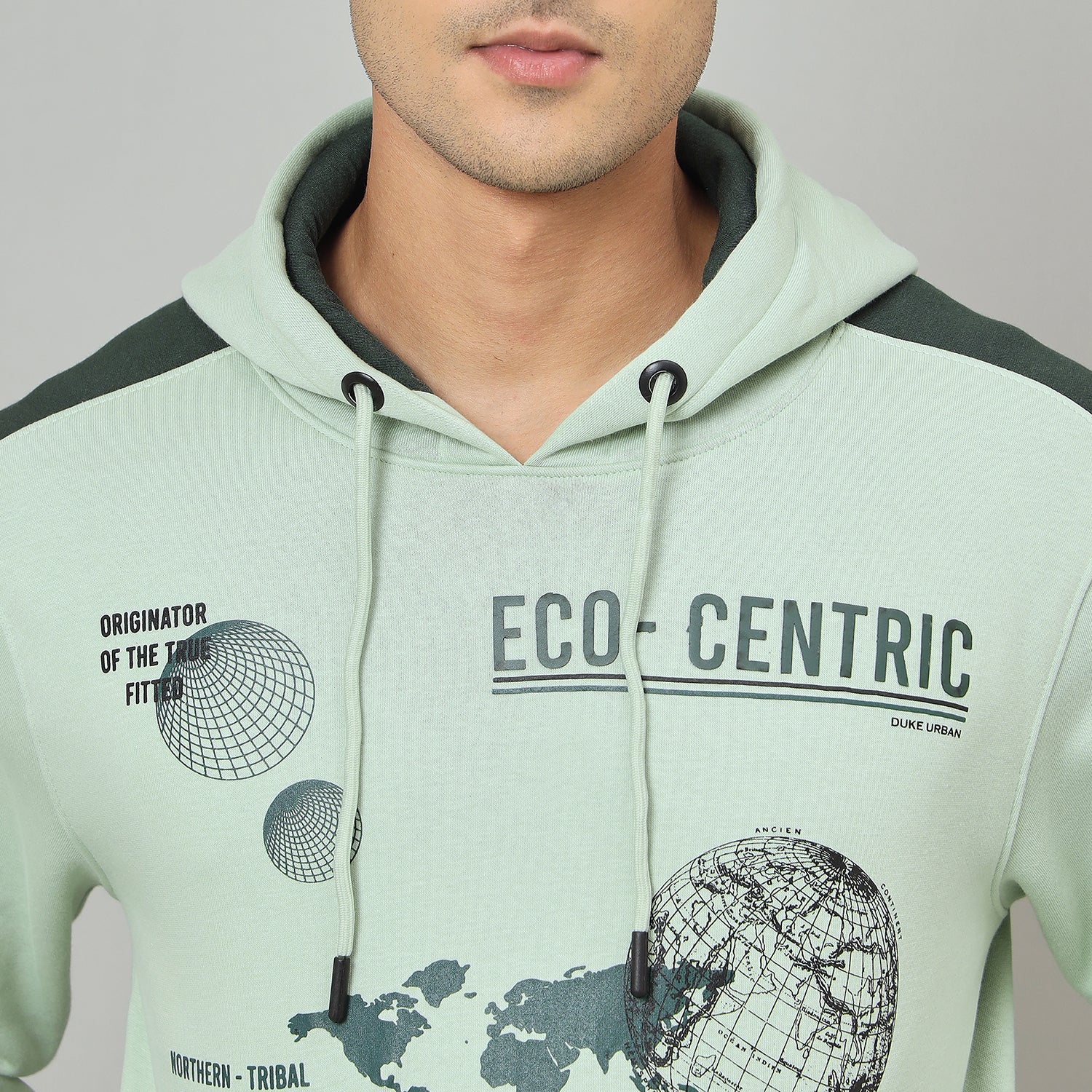 Duke Urban Men Hooded Regular Sweatshirt (LF6353)