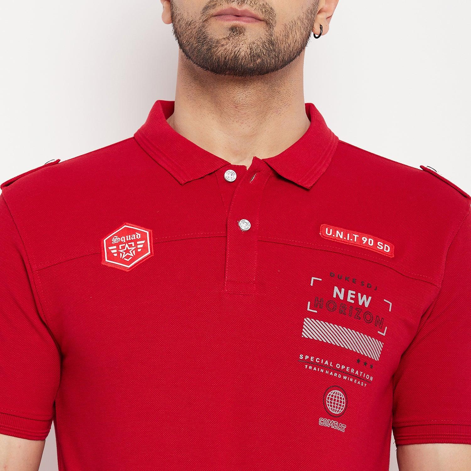 Duke Urban Men Half Sleeve Cotton T-shirt (MLF5787)