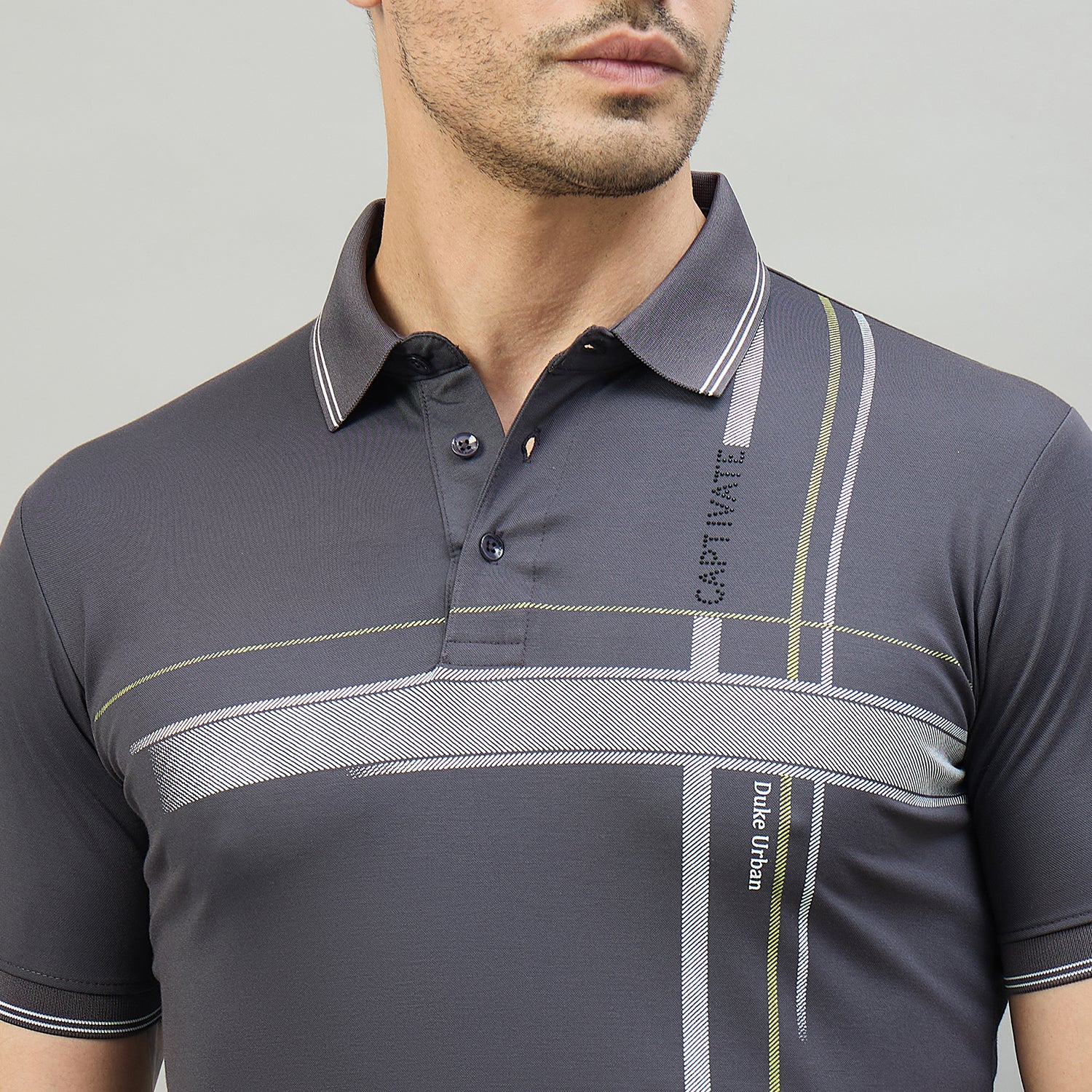 Duke Urban Men Half Sleeve Cotton Smart Fit Casual T-shirt (LF7932)