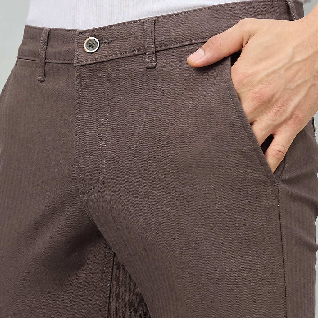 Duke Men Flatfront Narrow fit Casual Chinos Trouser (SDT4704)