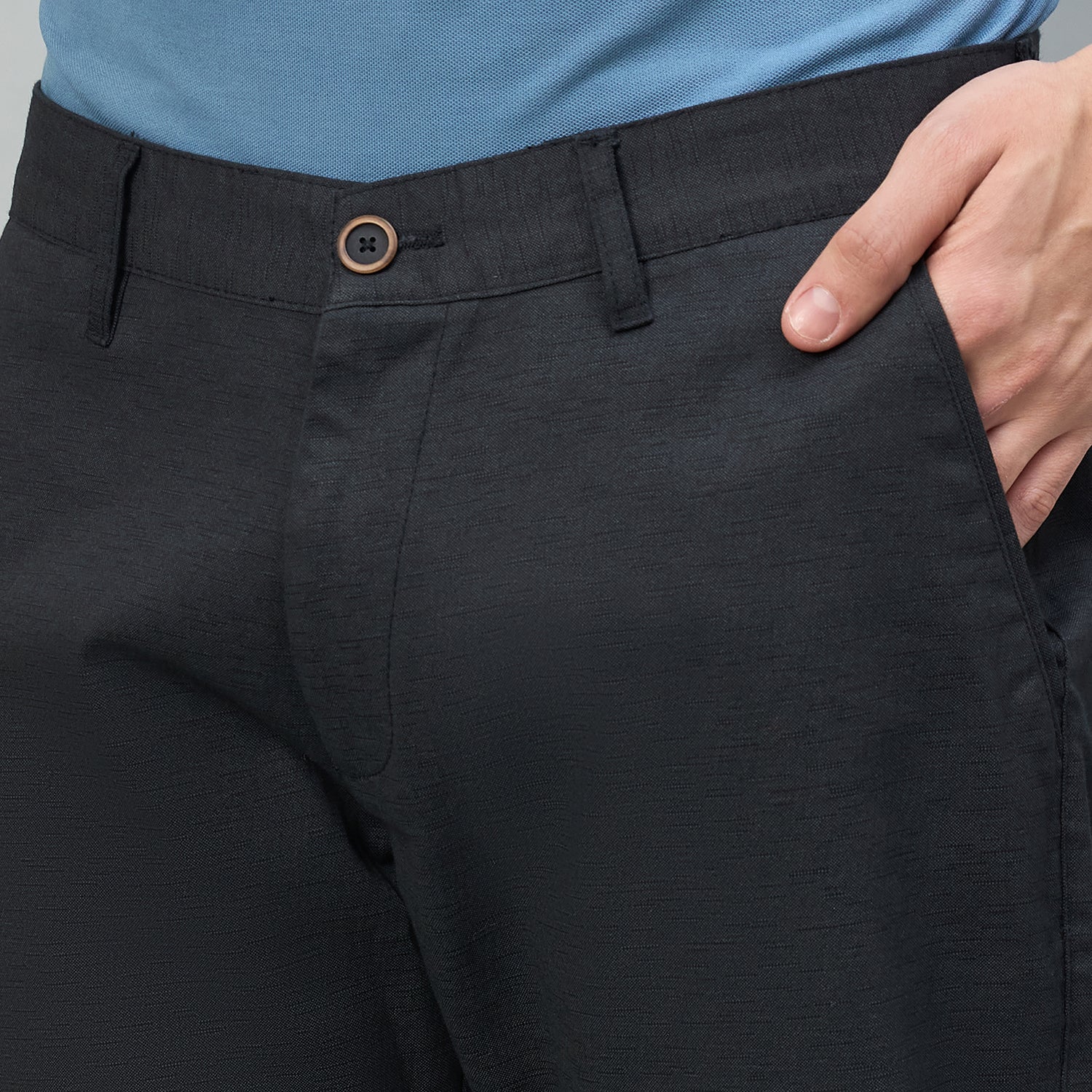 Duke Urban Men Flatfront Narrowfit Non-denim Casual Trouser (SDT4647)